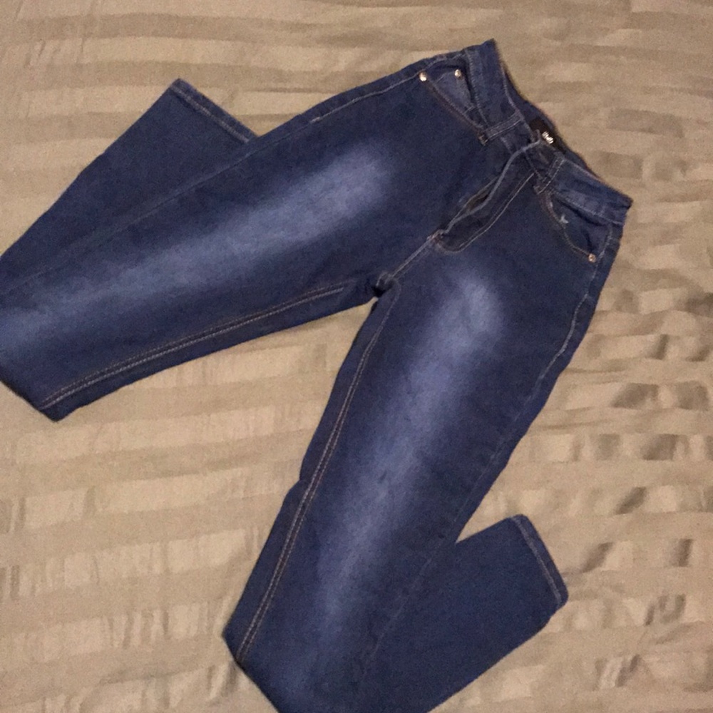 Ombré high waist jeans